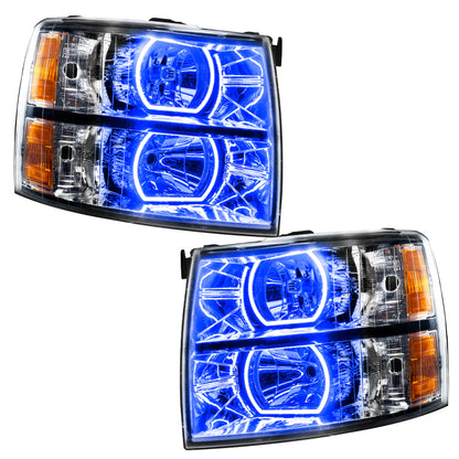 Oracle 07-13 Chevrolet Silverado SMD HL - Square - ColorSHIFT w/ BC1 Controller