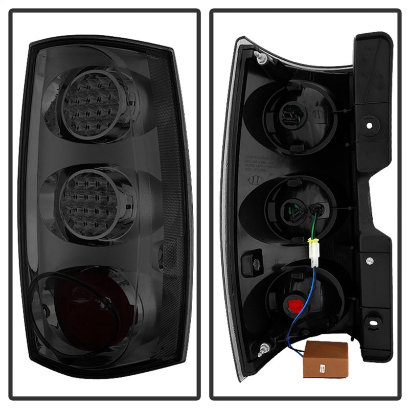 Xtune Chevy Suburban/GMC Yukon/Yukon Denali 07-14 LED Tail Lights Smoked ALT-JH-CSUB07-LED-SM