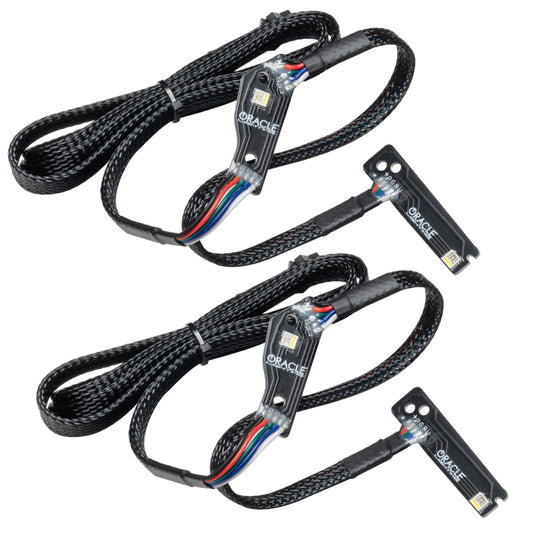 Oracle 15-21 Nissan GT-R RGB+W (Lightning Bolt) Headlight DRL Kit- w/o Controller