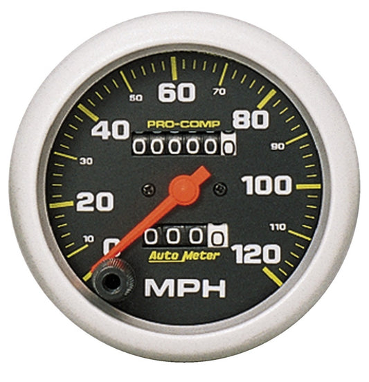 AutoMeter Gauge Speedometer 3-3/8in. 120MPH Mechanical Pro-Comp