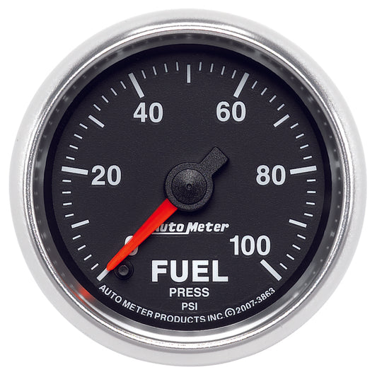 Autometer GS 0-100 PSI Full Sweep Electronic Fuel Pressure Gauge