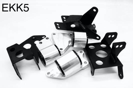 Hasport - Engine Mount Kit For K-Series Engine [12-15 Civic Si / 09-14 TSX / or AWF Transmission] into 96-00 Civic