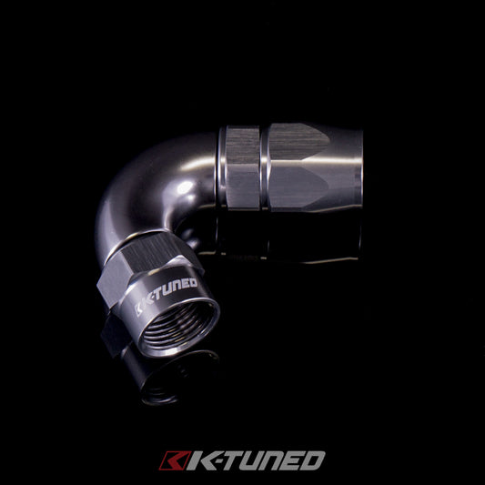 K-Tuned - Aluminum Hose End 120° (Titanium)
