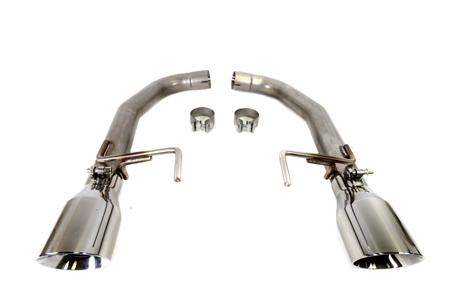 PLM - 2.5" Dual Axle Back Exhaust Pipe Kit Mustang 2015 - 2017  V8 GT