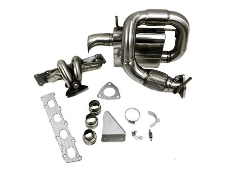 PLM - Power Driven Polaris Slingshot Exhaust with Adjustable Silencers & Header / Manifold