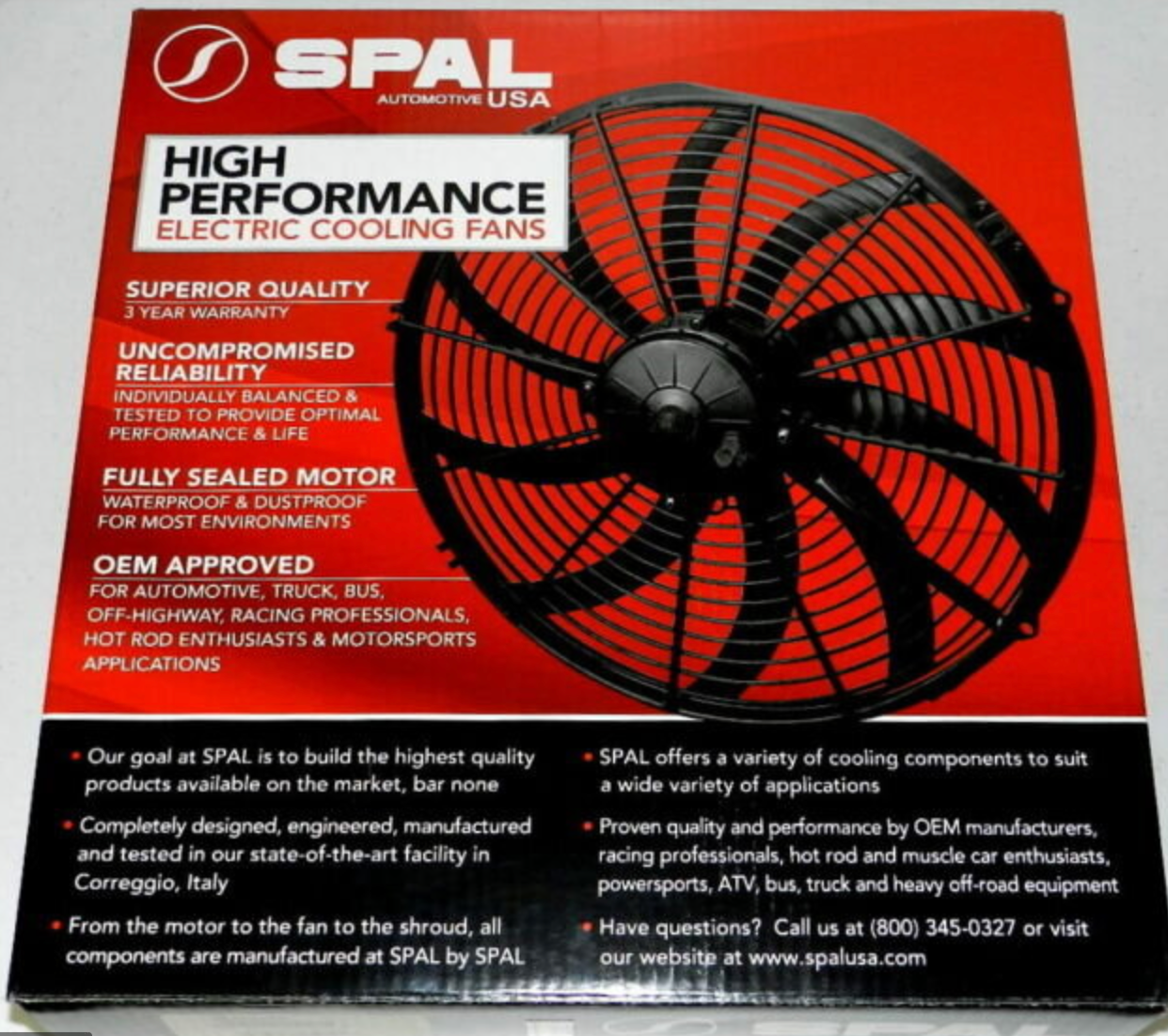 Spal - High Performance Push Fan (Paddle) 9