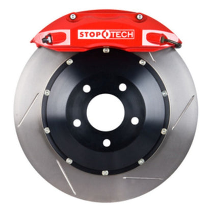 StopTech BBK 95-99 BMW M3 (E36) / 98-02 MZ3 Coupe/Roadster Front 4 Piston 332x32 Red Slotted Rotors