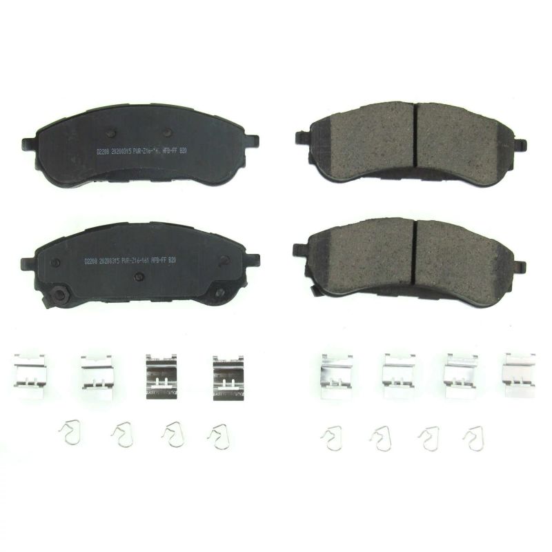 Power Stop 2019 Ford Ranger Rear Z17 Evolution Ceramic Brake Pads w/Hardware