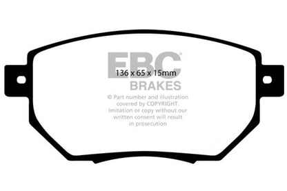 EBC 03-05 Infiniti FX35 3.5 Ultimax2 Front Brake Pads