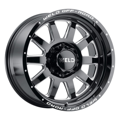 Weld Off-Road W102 20X9.0 Stealth 6X135 6X139.7 ET13 BS5.50 Gloss Black MIL 106.1