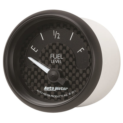 Autometer GT Series 52mm Short Sweep Electronic 240-33 ohms Fuel Level (For use w/ 3262)