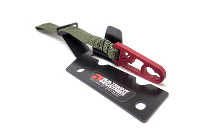 BuiltRight Industries 09-20 Ford F-150/Raptor (09-14 SuperCrew Only) Rear Seat Release - Olive Strap