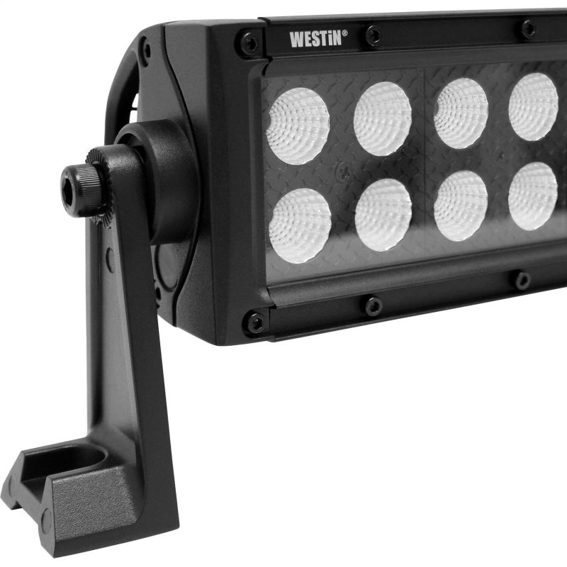 Westin B-FORCE LED Light Bar Double Row 4 inch Flood w/3W Cree - Black