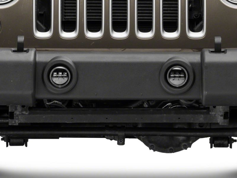 Raxiom 07-18 Jeep Wrangler JK Axial Series 4-In LED Fog Lights w/ RGB Halo