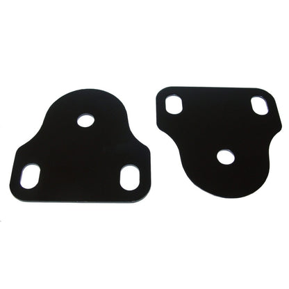 Rugged Ridge 76-95 Jeep CJ / Jeep Wrangler YJ Black Windshield Bracket Set