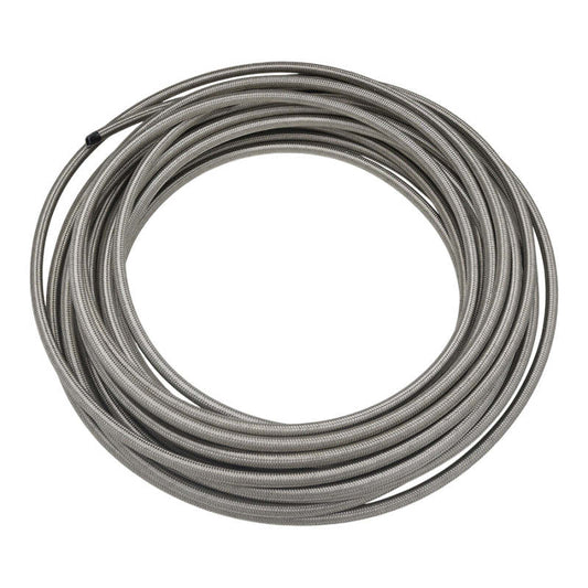 DeatschWerks 6AN Stainless Steel Double Braided PTFE Hose - 50ft