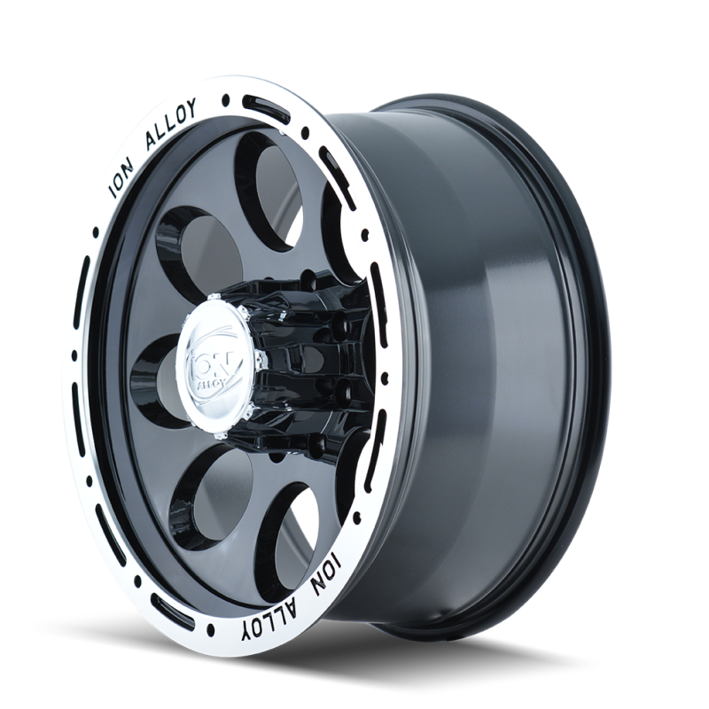 ION Type 174 17x9 / 5x139.7 BP / 0mm Offset / 108mm Hub Black/Machined Wheel