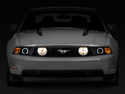 Raxiom 05-12 Ford Mustang GT LED Halo Fog Lights (Smoked)