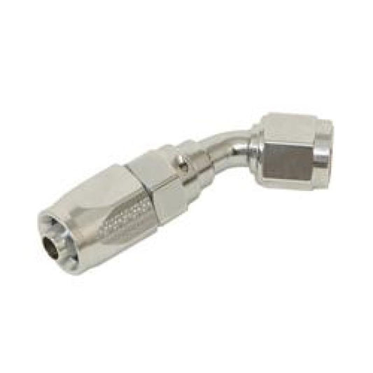 Fragola -8AN x 45 Degree Pro-Flow Hose End Chrome