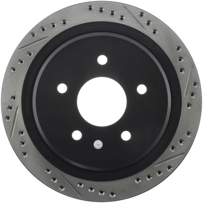 StopTech 97-10 Chevy Corvette Slotted & Drilled Rear Left Rotor