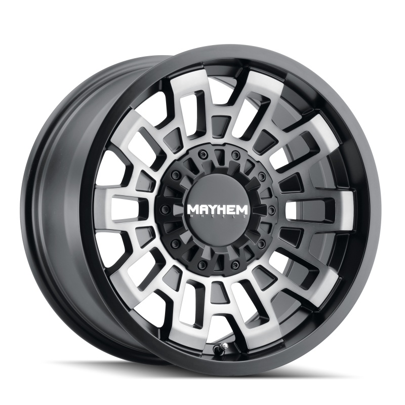 Mayhem 8113 Cortex 18x9 / 5x127 BP / 0mm Offset / 87.1mm Hub Matte Black w/ Dark Tint Wheel