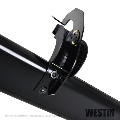 Westin 19-21 Chevrolet Silverado Crew Cab PRO TRAXX 6 Oval Nerf Step Bars - Black