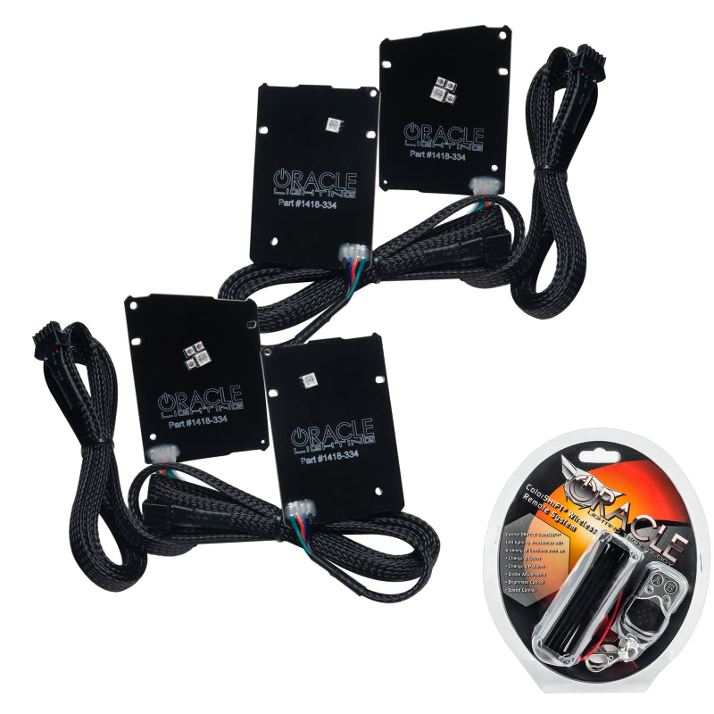 Oracle 19-21 Chevy Camaro LS/LT RGB+A Headlight DRL  Kit - ColorSHIFT w/ RF Controller