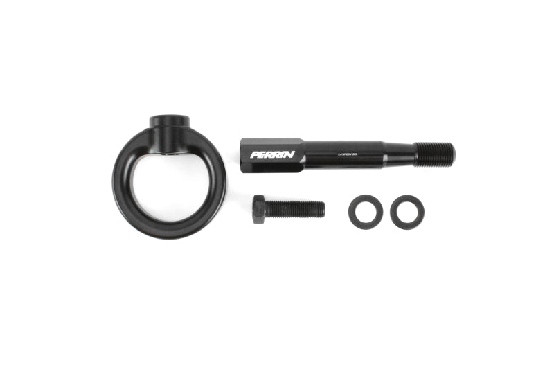PERRIN 15-17 Subaru WRX & STI / 13-17 Crosstrek / 12-16 Impreza Tow Hook Kit (Front) - Flat Black