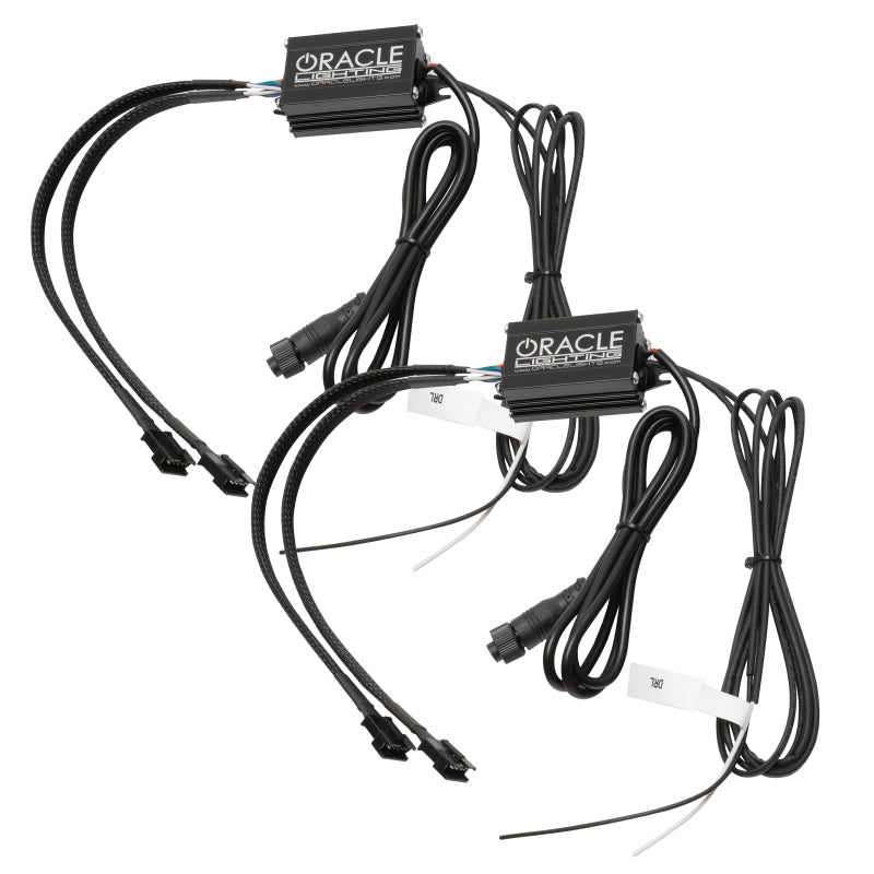 Oracle 15-21 Dodge Challenger RGB+W Headlight DRL Kit - ColorSHIFT w/ Simple Controller