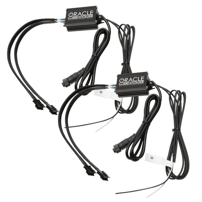 Oracle 15-21 Dodge Challenger RGB+W Headlight DRL Kit - ColorSHIFT w/ Simple Controller