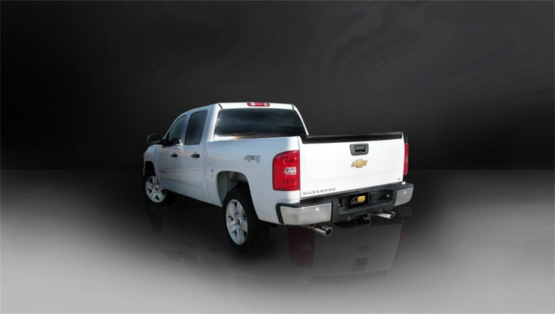 Corsa 2007-2008  Chevrolet Silverado Crew Cab/Short Bed 1500 5.3L V8 Polished Sport Cat-Back Exhaust