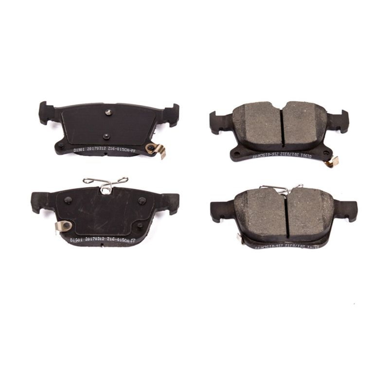 Power Stop 17-19 Chrysler Pacifica Rear Z16 Evolution Ceramic Brake Pads