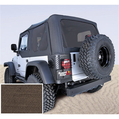 Rugged Ridge XHD S-Top Khaki Tinted Window 97-06TJ