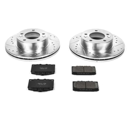 Power Stop 86-91 Mazda RX-7 Front Z23 Evolution Sport Brake Kit