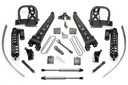 Fabtech 08-10 Ford F250 4WD w/o Factory Overload 8in Rad Arm Sys w/Dlss 4.0 C/O& Rr Dlss