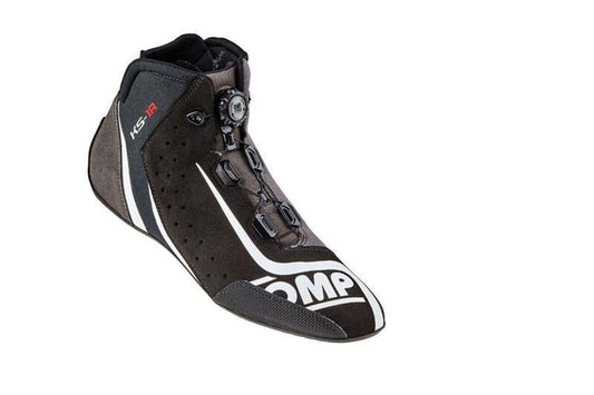 OMP KS-1R Shoes Black/Silver - Size 41