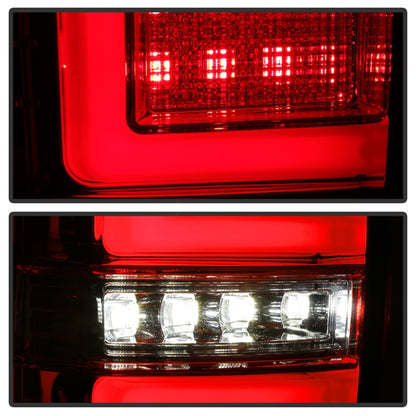 Spyder 16-17 Toyota Tacoma LED Tail Lights - Red Clear (ALT-YD-TT16-LED-RC)