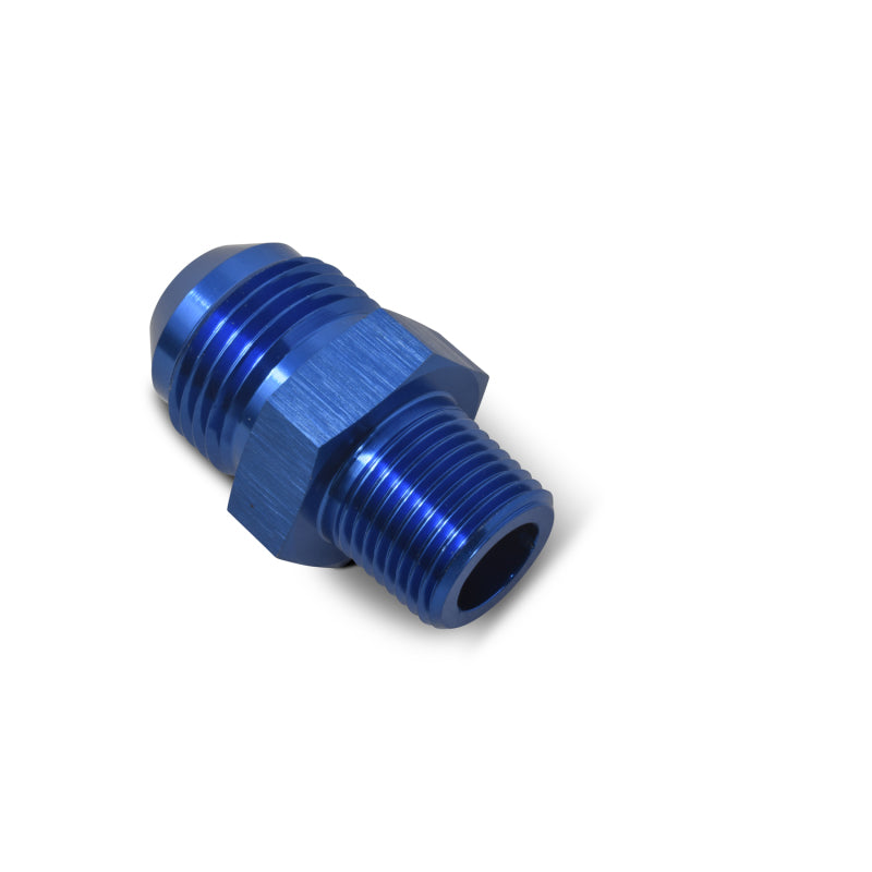 Russell Performance -4 AN to 1/8in NPT Straight Flare to Pipe (Blue)