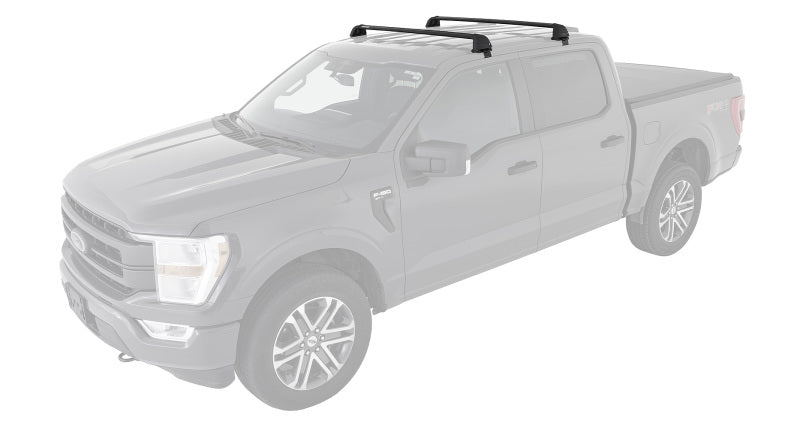 Rhino-Rack 04-08 Ford F150 Supercrew Vortex ROC25 Flush 2 Bar Roof Rack - Black