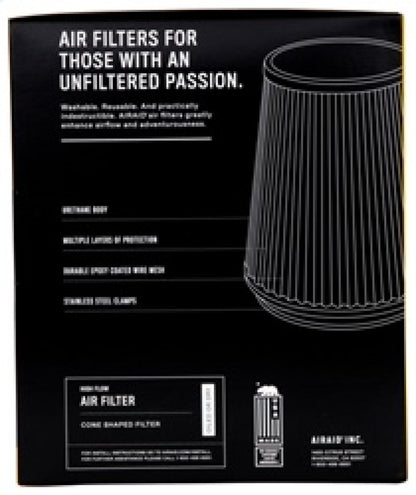 Airaid Universal Air Filter - Cone 6in FLG x 7-1/4in B x 5in T x 7in H