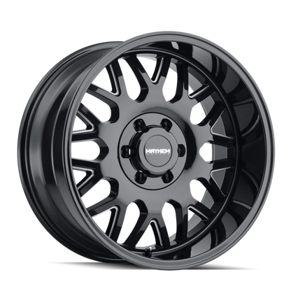 Mayhem 8110 Tripwire 20x10 / 6x135 BP / -19mm Offset / 87.1mm Hub Black w/ Milled Spokes Wheel