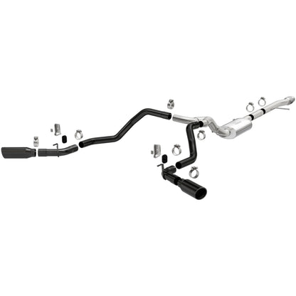 MagnaFlow 2019 Chevy Silverado 1500 V8 5.3L Street Series Dual Split Exit Exhaust w/ Black Tips