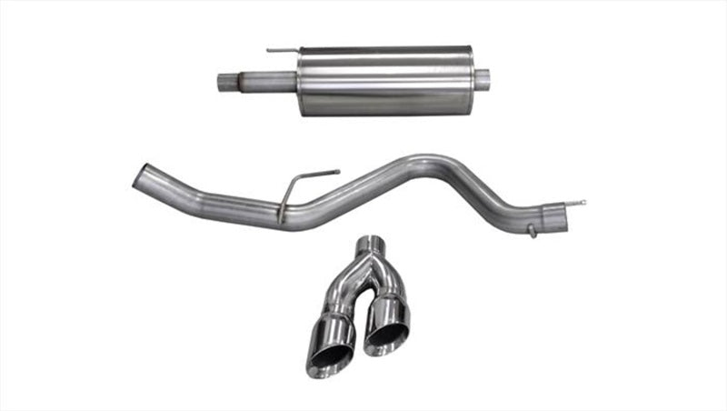 Corsa 15-20 Ford F-150 5.0L V8 (Super Crew Cab) Polished Sport Single Side Dual 4in Tips CB Exhaust