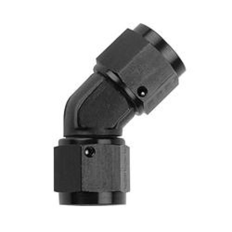 Fragola -10AN x 45 Degree Female Coupler - Black