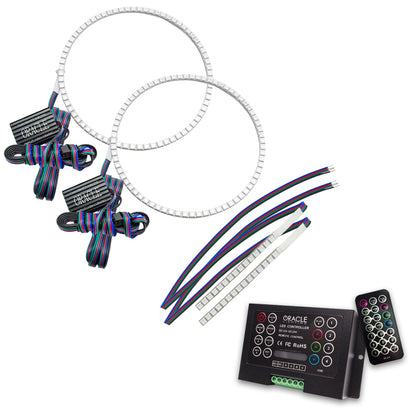 Oracle 21-22 Ford Bronco Headlight Halo Kit w/DRL Bar - Base Headlights -w/2.0 Controller