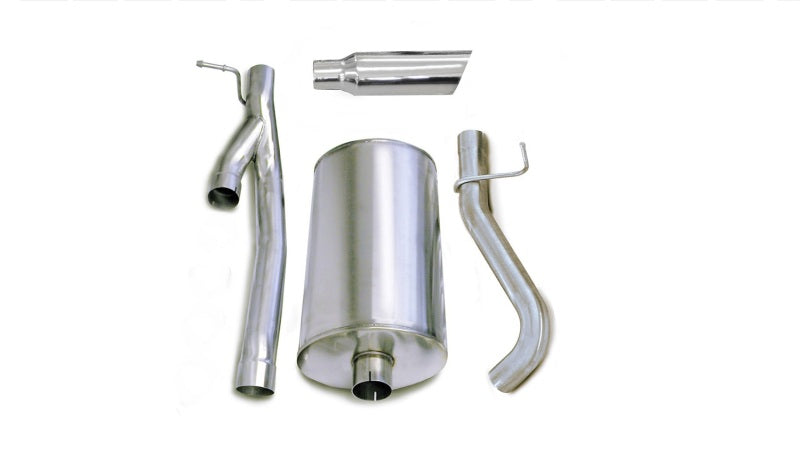 Corsa 2003-2006 Chevrolet Silverado Crew Cab/Short Bed 2500 6.0L V8 Polished Sport Cat-Back Exhaust