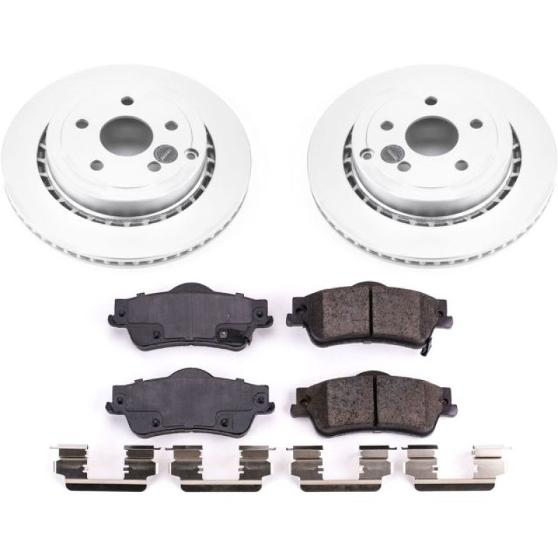 Power Stop 11-17 Chevrolet Caprice Rear Z17 Evolution Geomet Coated Brake Kit