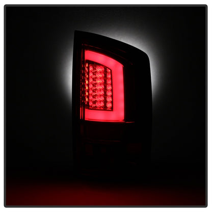 Spyder 03-06 Dodge Ram 2500/3500 V3 Light Bar LED Tail Light - Red Clear (ALT-YD-DRAM02V3-LBLED-RC)