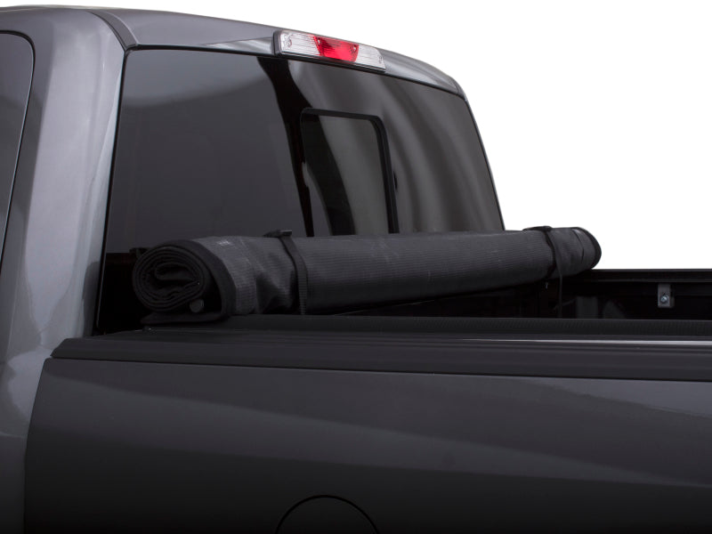 Lund 07-17 Chevy Silverado 1500 (8ft. Bed) Genesis Roll Up Tonneau Cover - Black