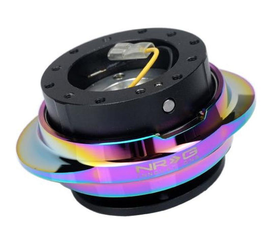 NRG Quick Release Kit - Black Body/ Multicolor Oval Ring